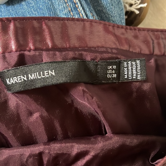 KAREN MILLEN PLEATED SKIRT - Picture 9 of 10